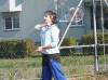 Astrid nach krachender Vorhand